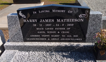 Barry James MATHIESON - Moorngag Cemetery