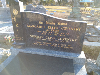 Norman Clive COVENTRY - Moorngag Cemetery