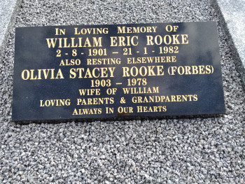 William Eric ROOKE - Moorngag Cemetery