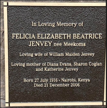 Felcia Elizabeth Beatrice JENVEY - Moorngag Cemetery