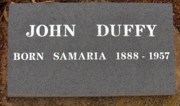 John DUFFY - Moorngag Cemetery