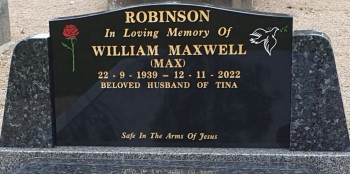 William Maxwell 'Max' ROBINSON - Winton Cemetery