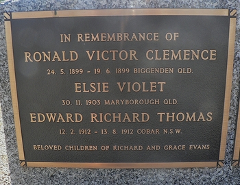 Edward Richard EVANS - Winton Cemetery