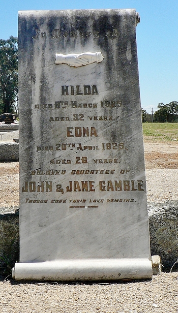 Hilda Selina GAMBLE - Winton Cemetery