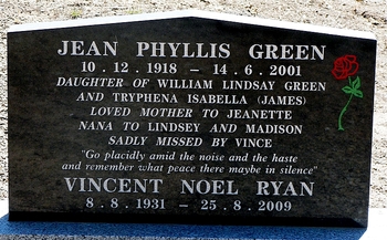 Jean Phyllis GREEN - Winton Cemetery