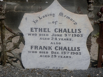 Ethel CHALLIS - Winton Cemetery